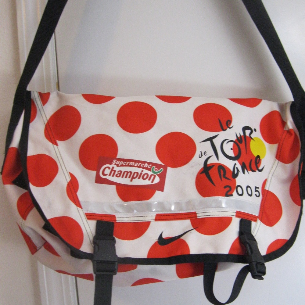 Nike Tour De France Messenger Bag - Red Polka Dot